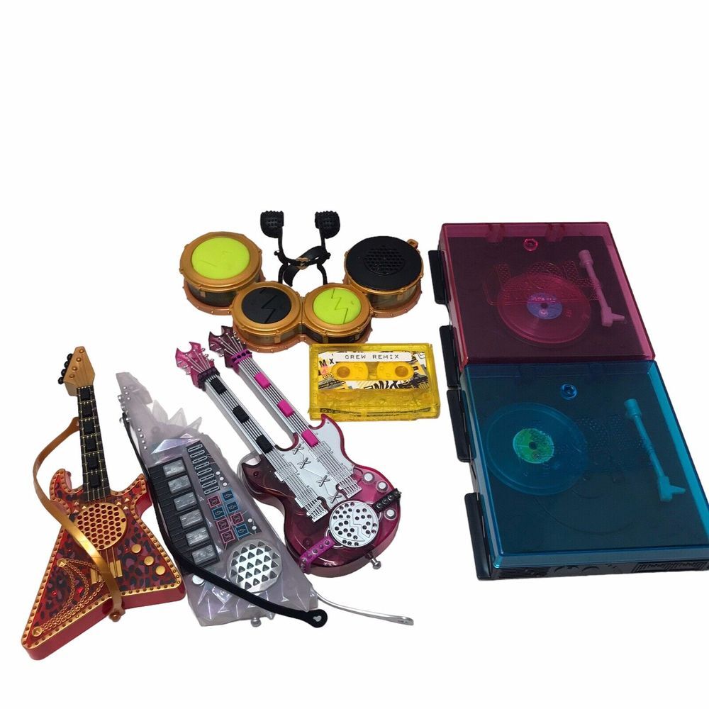 LOL Surprise MGA Music lot Casette Guitars Keyboard‎ Drums Record Players WORKS